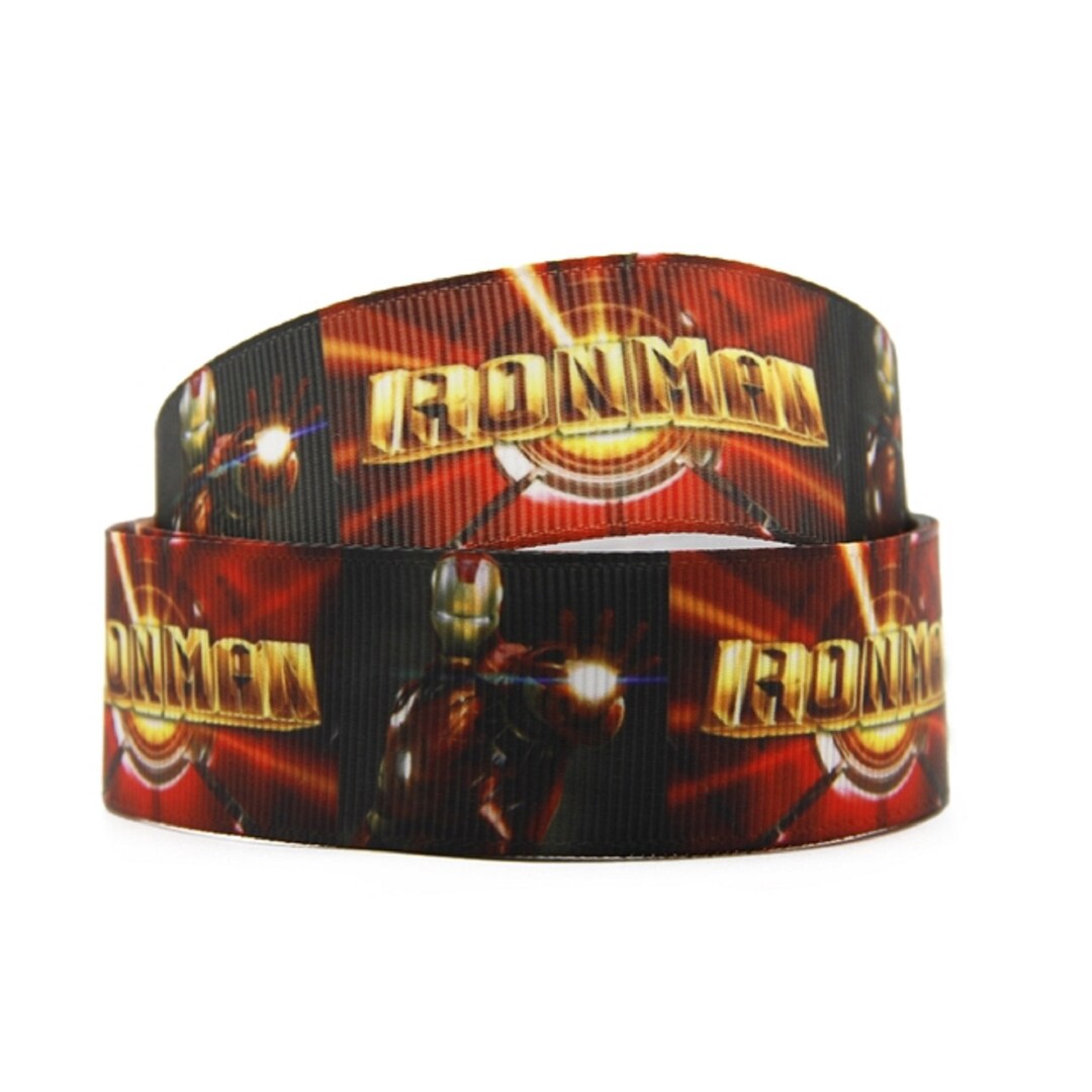 Iron Man Grosgrain Ribbon 25mm Wide 1m 2m 5m Lengths Red - Etsy