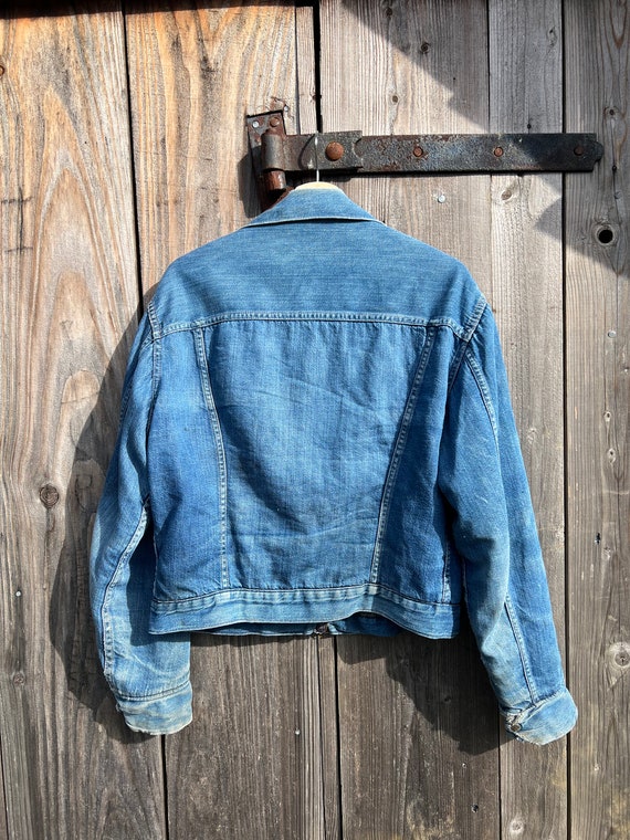 50s/60s Vintage Montgomery Ward 101 Denim Jacket Blanket 50s/60s Vintage Montgomery Ward 101 Denim Jacket Blanket