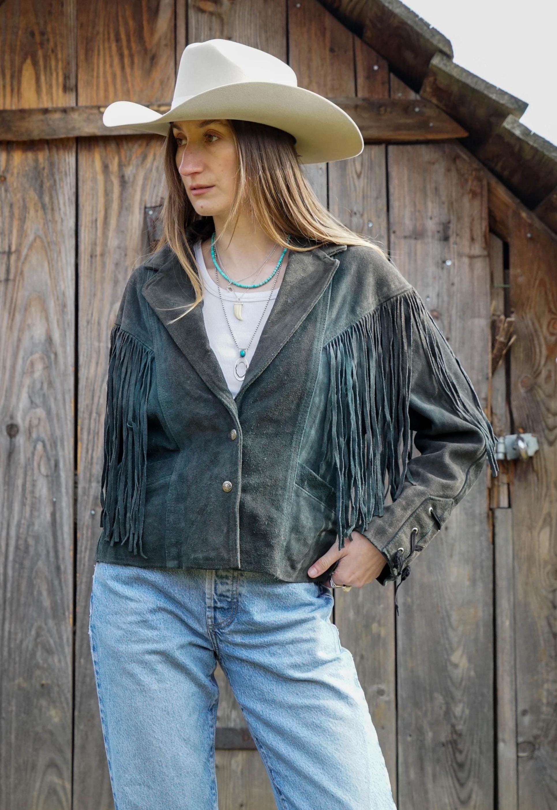 Schott Fringe Jacket - Etsy Schott Fringe Jacket - Etsy
