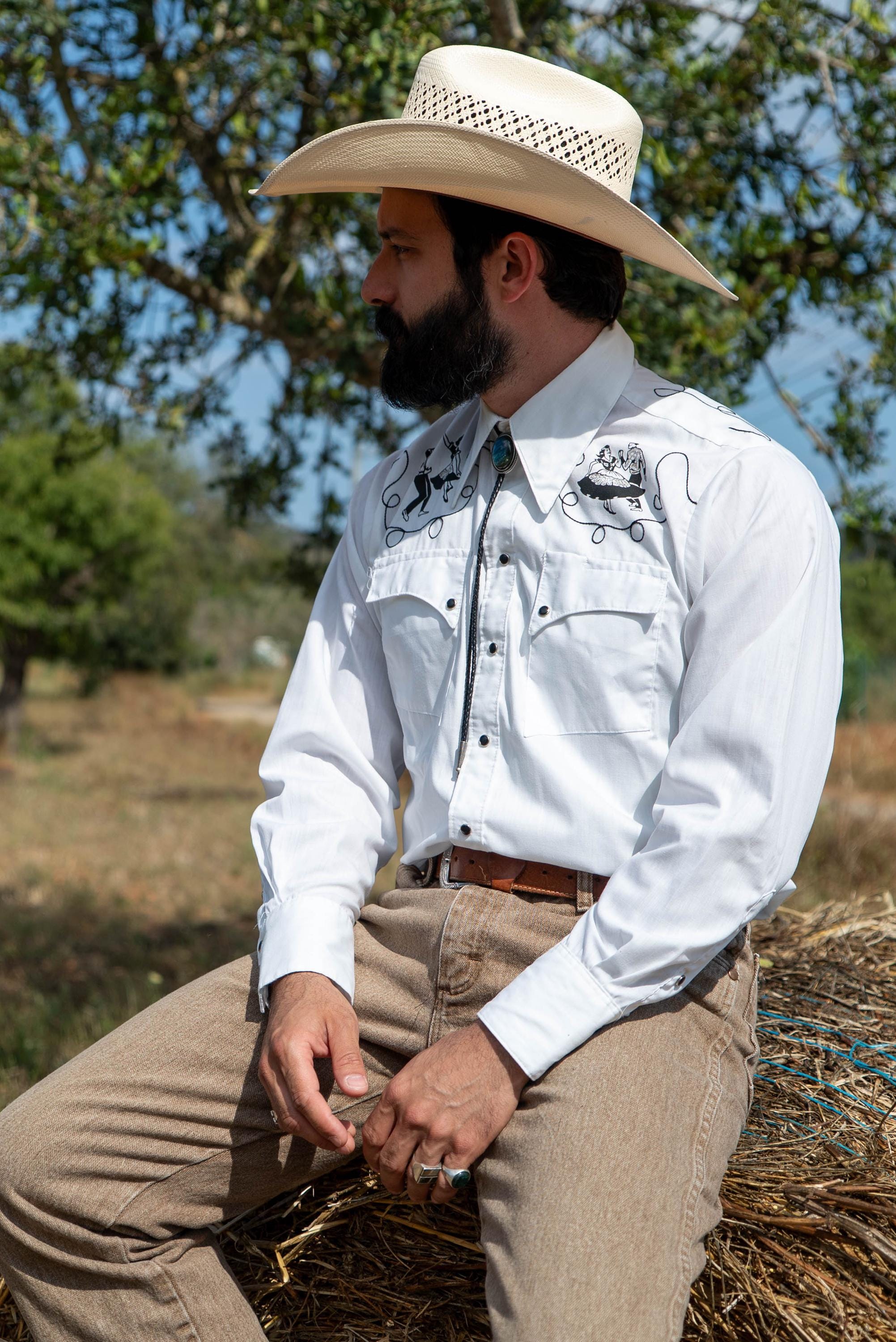 70's〜 Rockmount Ranch Wear WESTERN SHIRT Vintage 70s ROCKMOUNT Ranch Wear Western Shirt Mens S Orange