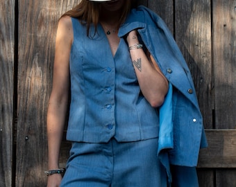 70s vintage western 3-piece suit