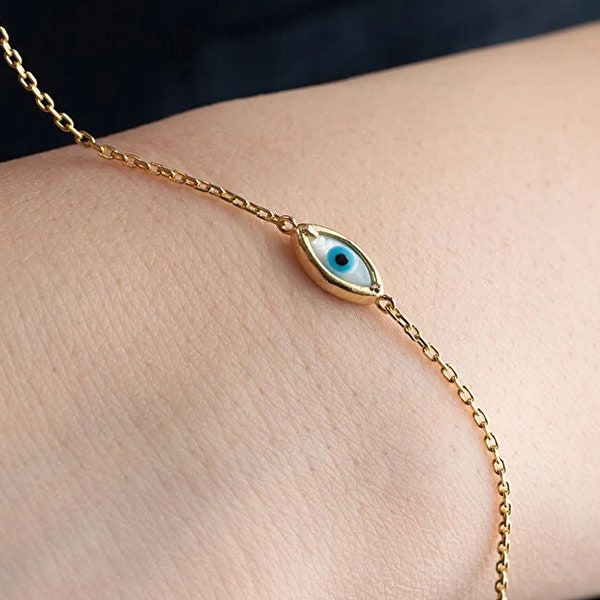 925 Sterling Silver Evil Eye Bracelet,Evil Eye Bracelet,Protection Bracelet,Gold Evil Eye Bracelet, Silver Evil Eye Bracelet, Evil Eye Charm