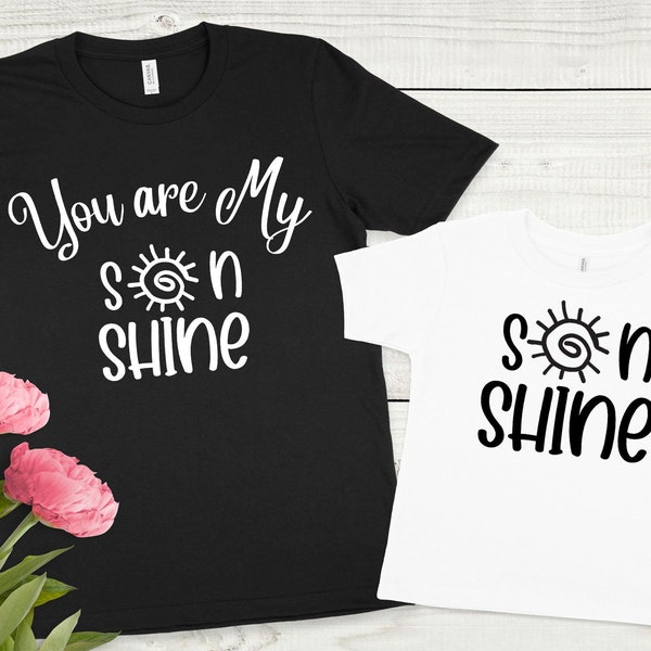 You Are My Sunshine Shirt, Mommy and Me Shirts, Mother Day Matching Shirts, Girl Mommy and Me Shirt, Mother Day Shirt, Son Shine Shirt