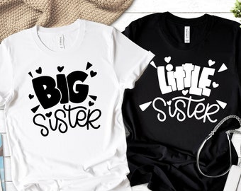Big Sis Shirt ,Lil Sis Shirt, Big Sister Shirt, Little Sister Shirt, Big Sister Announcement Shirt, Matching Sister Shirt, New Baby Shirt