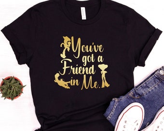 You've Got A Friend In Me Shirt, Toy Story shirt, Disney Shirt, Disneyland Family shirt, Disneyworld Trip, Gift For Best Friend, Disney kids