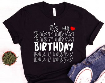 It's My Birthday Shirt, Birthday Girl Shirt, Birthday Boy Shirt, Matching Birthday, Birthday Shirt, Matching Shirt, Birthday Part Shirt