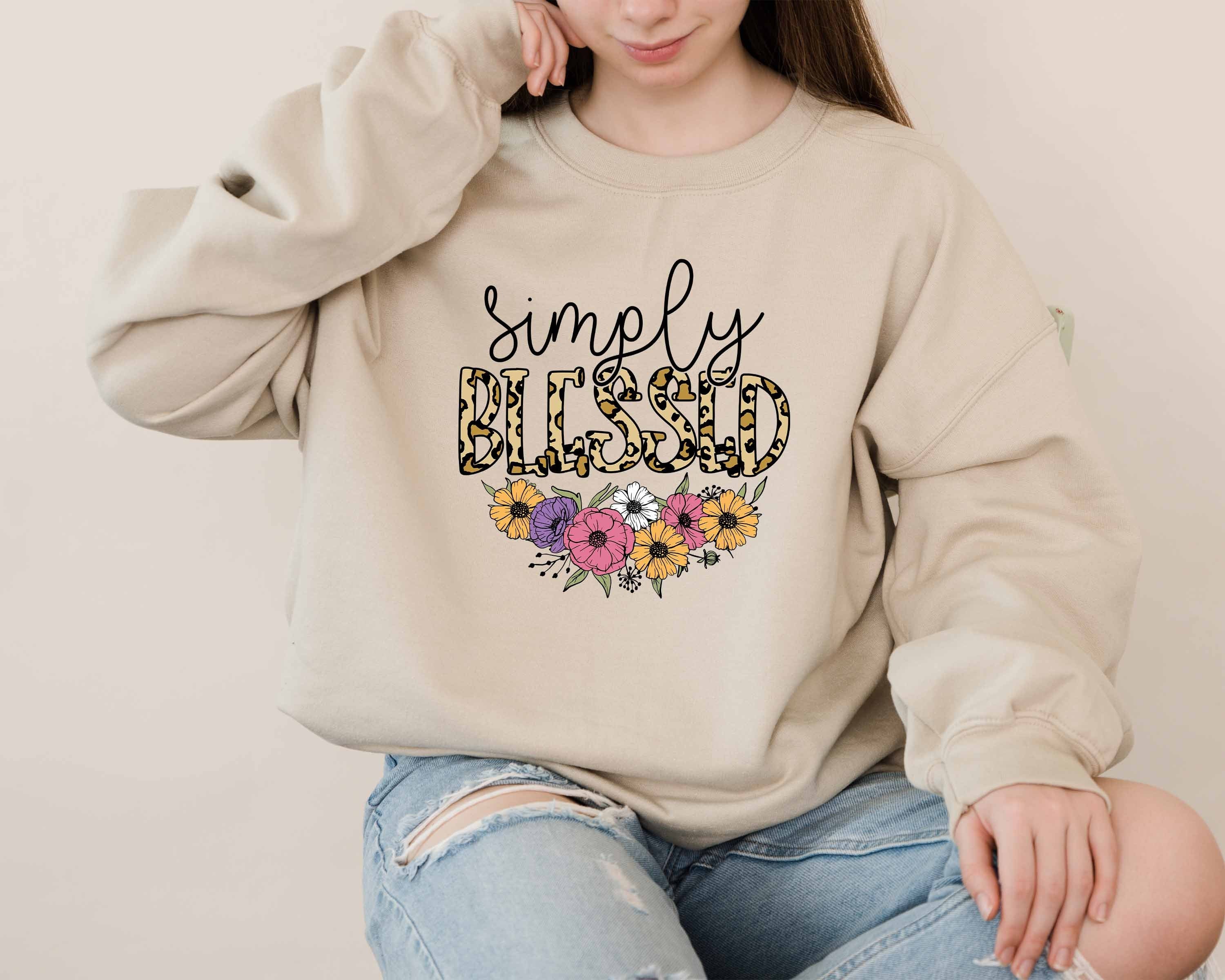 Simply blessed best sale sweatshirt