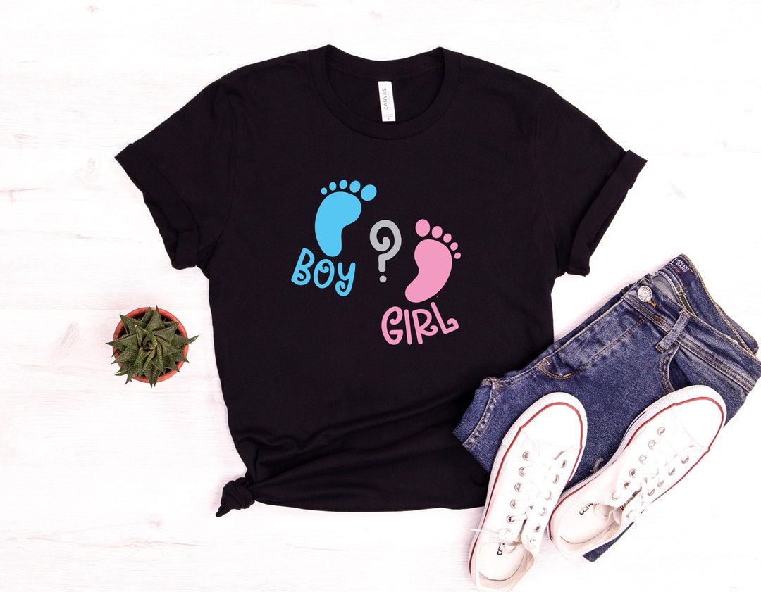Gender Reveal Party Shirts, Pink or Blue Shirt, Boy or Girl Shirt