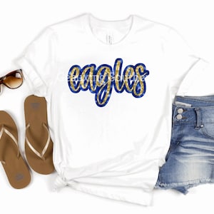 Glitter Eagles Shirt