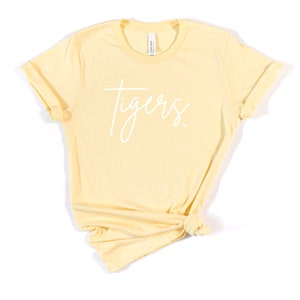 Tigers Puff Purple or Yellow Shirt
