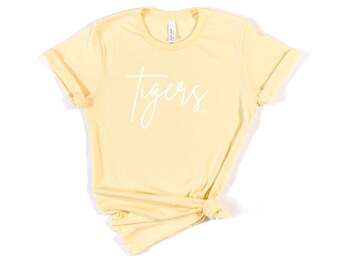 Tigers Purple or Yellow Shirt