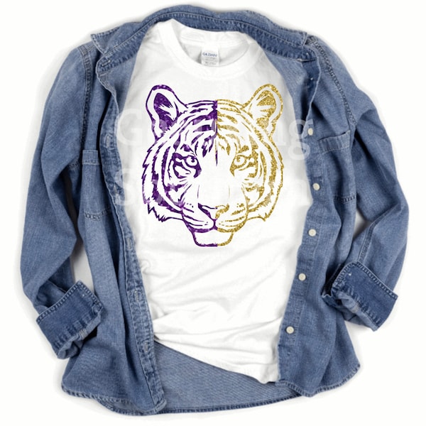 Rainbow Sequin Tiger Top