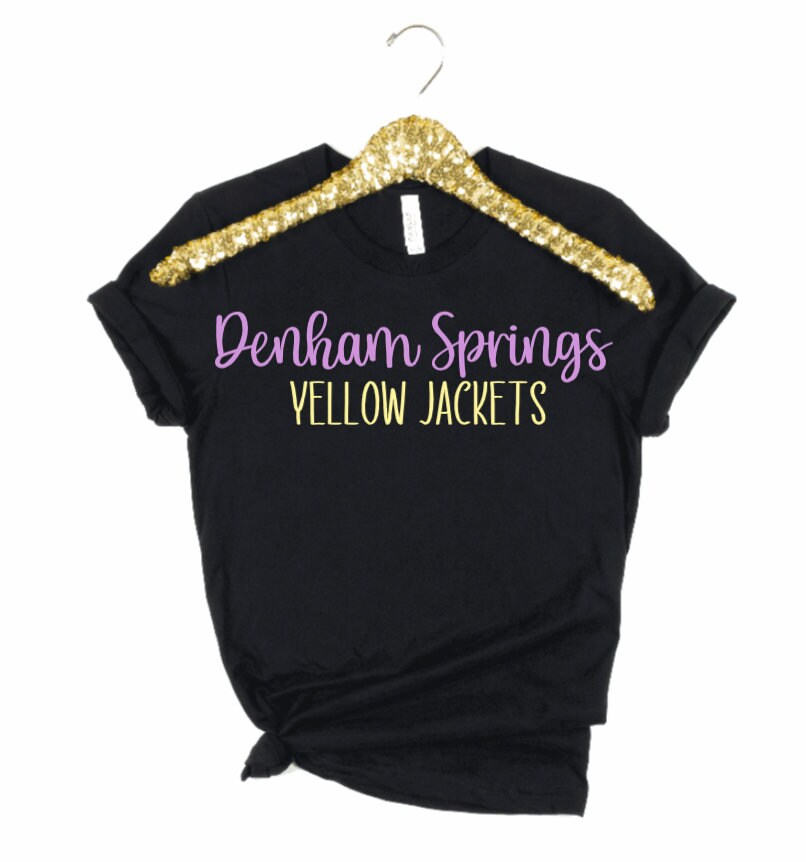 Denham Springs Yellow Jackets Shirt - Etsy