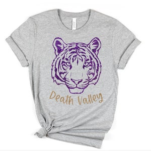 Glitter purple and gold Death Valley Shirt