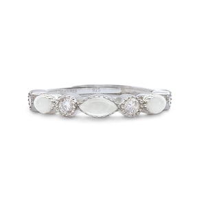 Milky Treasures Band Ring DIY Breastmilk Jewelry Making Kit | Adjustable Size 6 to 10 | Breastfeeding Keepsake | Sterling Silver  [Full KIT]