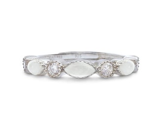 Sterling Silver Breastmilk Band Ring DIY Kit: Adjustable Keepsake Jewelry