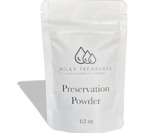 Milky Treasures Preservation powder for DIY Breastmilk Jewelry | Breastfeeding Keepsakes