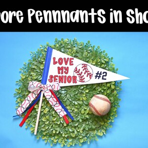 Senior Basketball Gift, Senior Mom, Class of 2025, Senior Night Gift, Custom Pennant, Boys Basketball Gift, Senior 2025 Felt Name