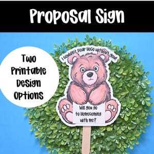 Homecoming Proposal Sign, HoCo Proposal, HoCo Sign, Will you go to Homecoming with me, Dance Proposal, Homecoming Gift, Homecoming Date Sign