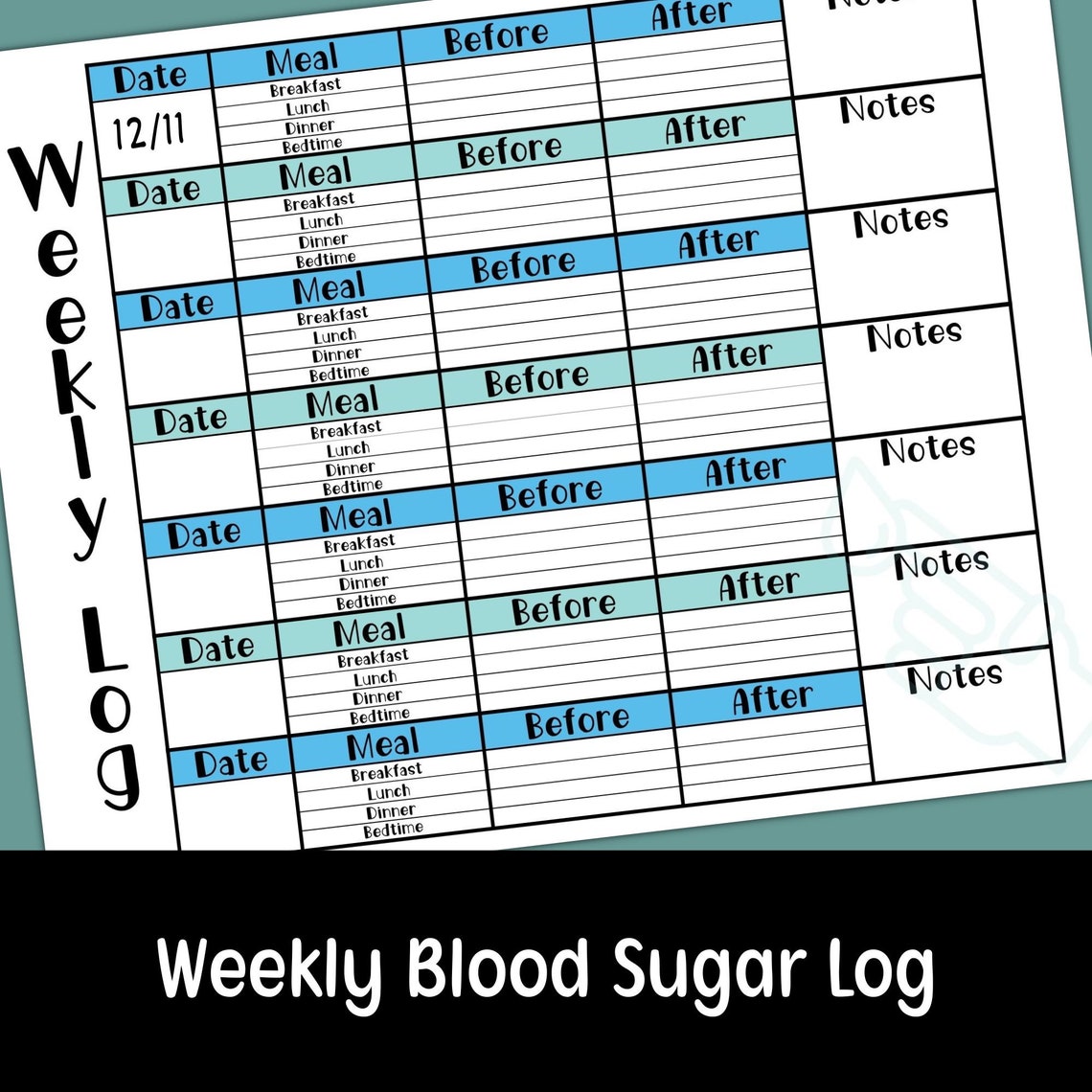Medication Tracker Printable Medicine Chart Kids Medicine - Etsy