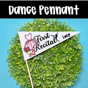 Dance Recital Gift, First Dance Recital, Ballet Recital, Dance Competition, Ballet Sign, Ballerina Gift, Tiny Dancer Gift, Memory Flag