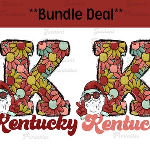 Kentucky Christmas sublimation png, ky png, ky shirt design, sublimation graphic, digital design, Ky santa png, Kentucky sweatshirt