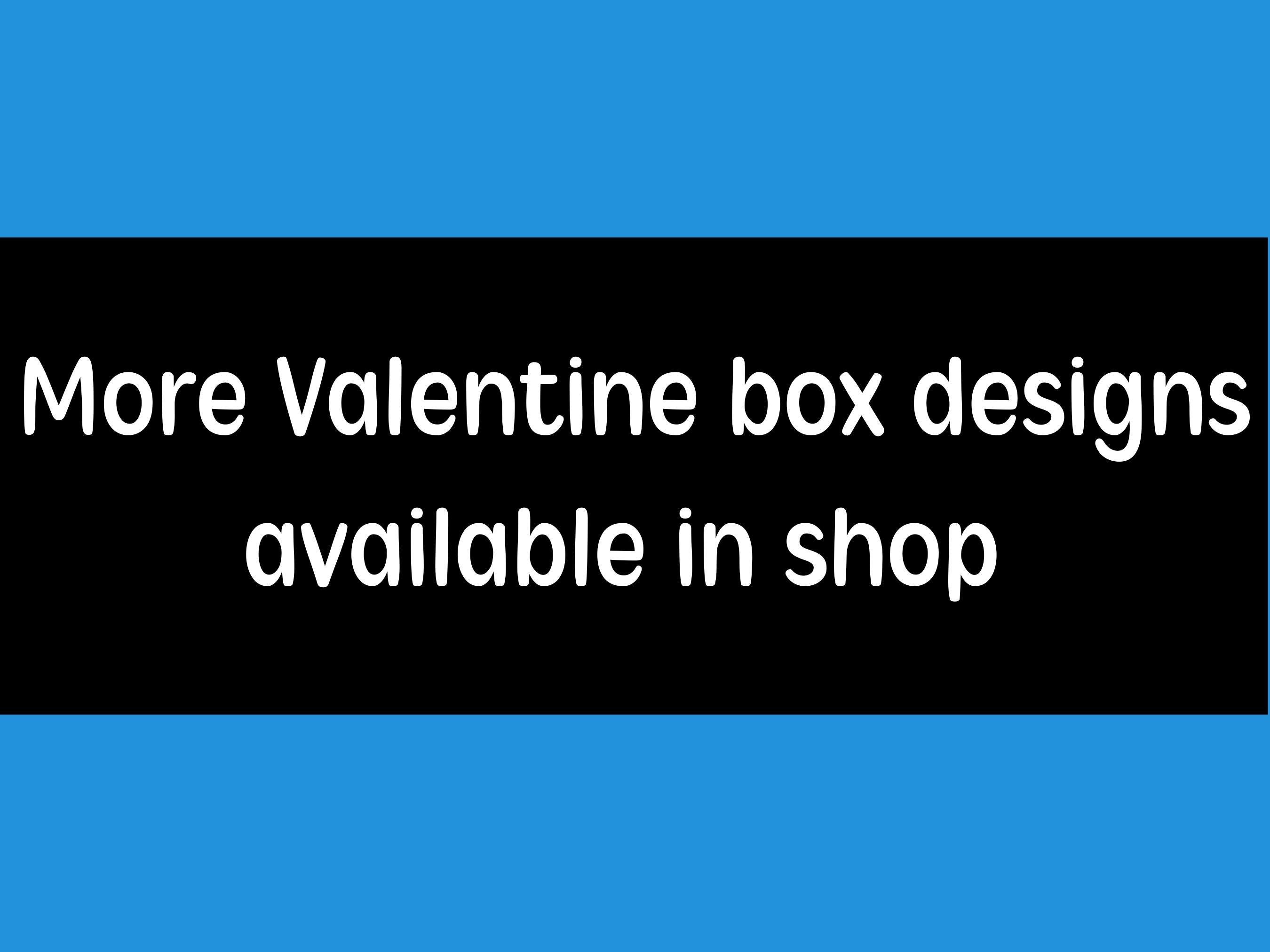 valentine-mailbox-valentine-box-template-diy-valentine-box-etsy