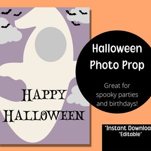 Halloween Photo Booth Frame, Face in Hole Photo Prop, Selfie Frame, Halloween Party Decor, Preschool, Halloween Party Prop, Kids Party Frame