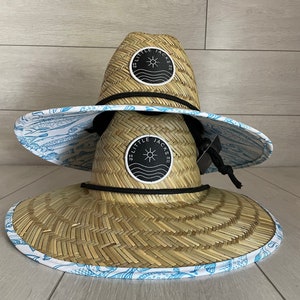 Matching Mommy/Daddy and Mini: Adult-Child Lifeguard Straw Hats