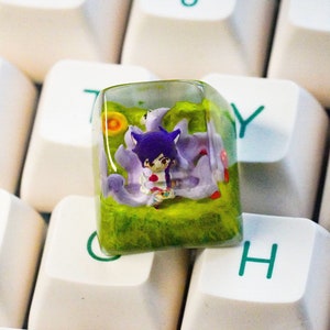 Gaming set keycap , Artisan keycap ,Anime artisan Keycaps, Custom Keycap, Keycap gifts, Keycaps Resin, Keycap Handmade, Gaming keycap