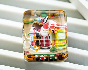 Santa Claus keycap, Christmas tree keycap, Snowman keycap, Christmas gift, Gift for him, Artisan keycap, Xmas Keycap, Noel keycap