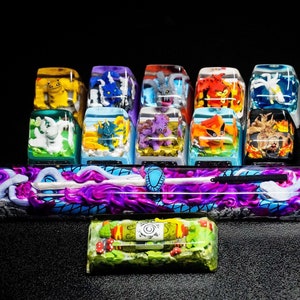 Ninja Keycap, Beast Keycap,Anime Keycap, Resin Keycap, Custom Keycaps, ESC Keycap,Keycap Set, Handmade Keycap, Cube keycap, SA Keycap