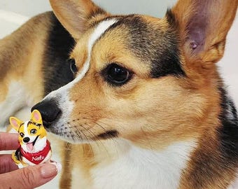 Custom Pet Figurine | Personalized Chibi Pet Statue | Handmade 3D Pet Figure from Photo | Dog & Cat Gift