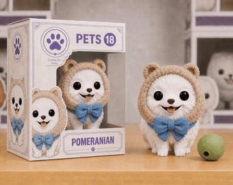 Custom Pet Figurine from Photo Personalized Big Head Pet Figure Choose Accessories & Toys Dog Cat Memorial Gift