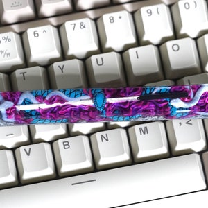 Ninja keycap, artisan spacebar keycap, snake spacebar keycap, 6.25U artisan spacebar, Keycap Set, Handmade Keycap, SA Keycap