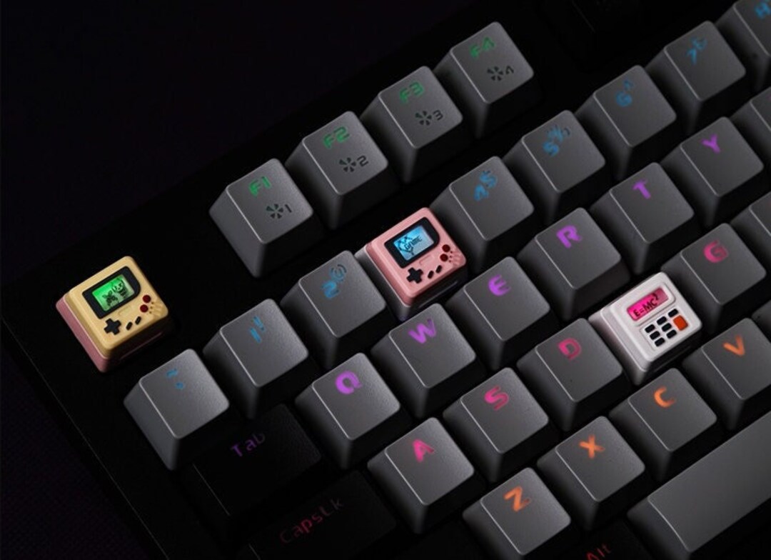 Gameboy Keycap, Artisan Keycap, Custom Gameboy Keycap, Custom Keycaps