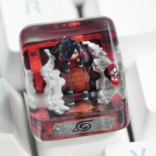 Ninja Keycap, japan keycap,Tailed Beast Keycap,Resin Keycap, Custom Keycaps, ESC Keycap,Keycap Set, Handmade Keycap, Cube keycap, SA Keycap