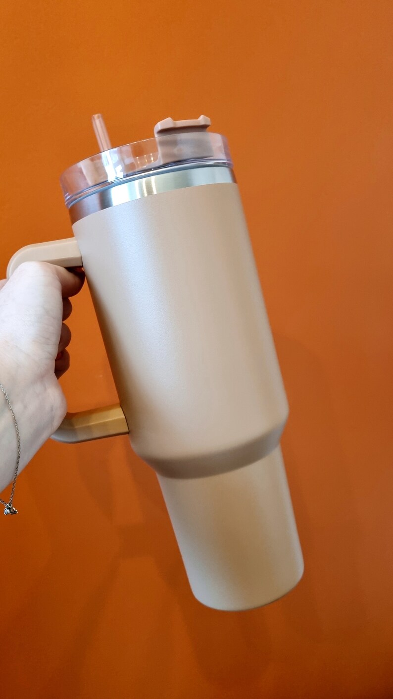 40 Oz Tumbler With Handle and Straw Dupe for Viral Tumbler Etsy UK