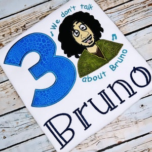 We Don&#39;t Talk About Bruno Shirt, Bruno Madrigal Shirt, Inspired by Encanto Shirt, Bruno Encanto Shirt, Encanto Theme Birthday Shirts,