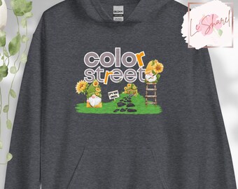 Sunflower Gnomes Color Street Hoodie