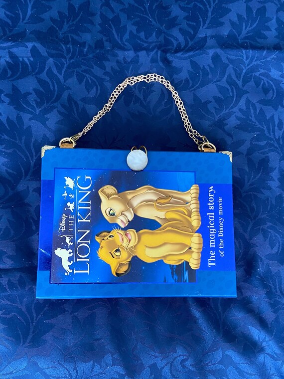 Upcycled Vintage Disney the Lion King Book Handbag Etsy