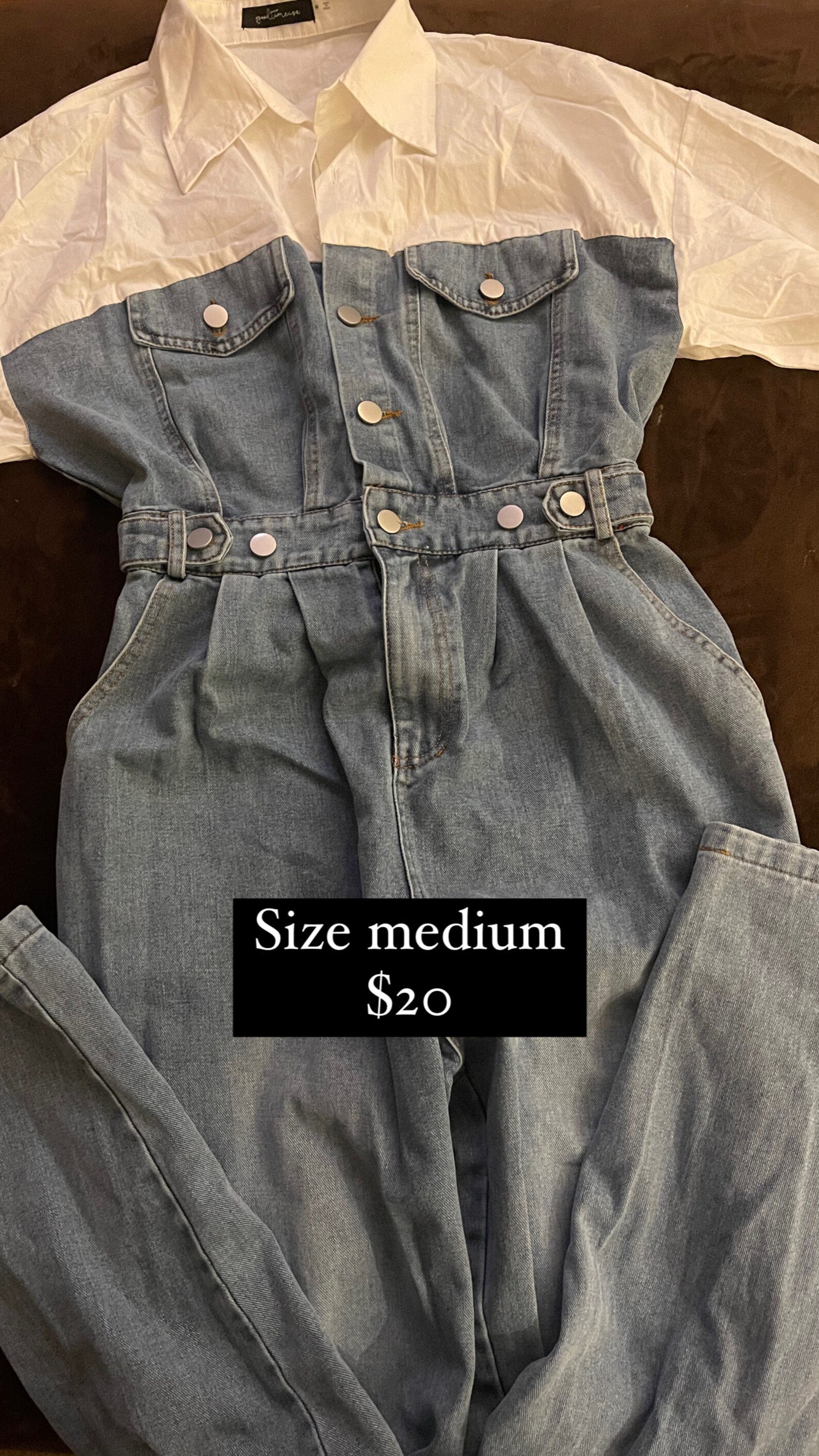 Elsie Denim Jumpsuit main image 0