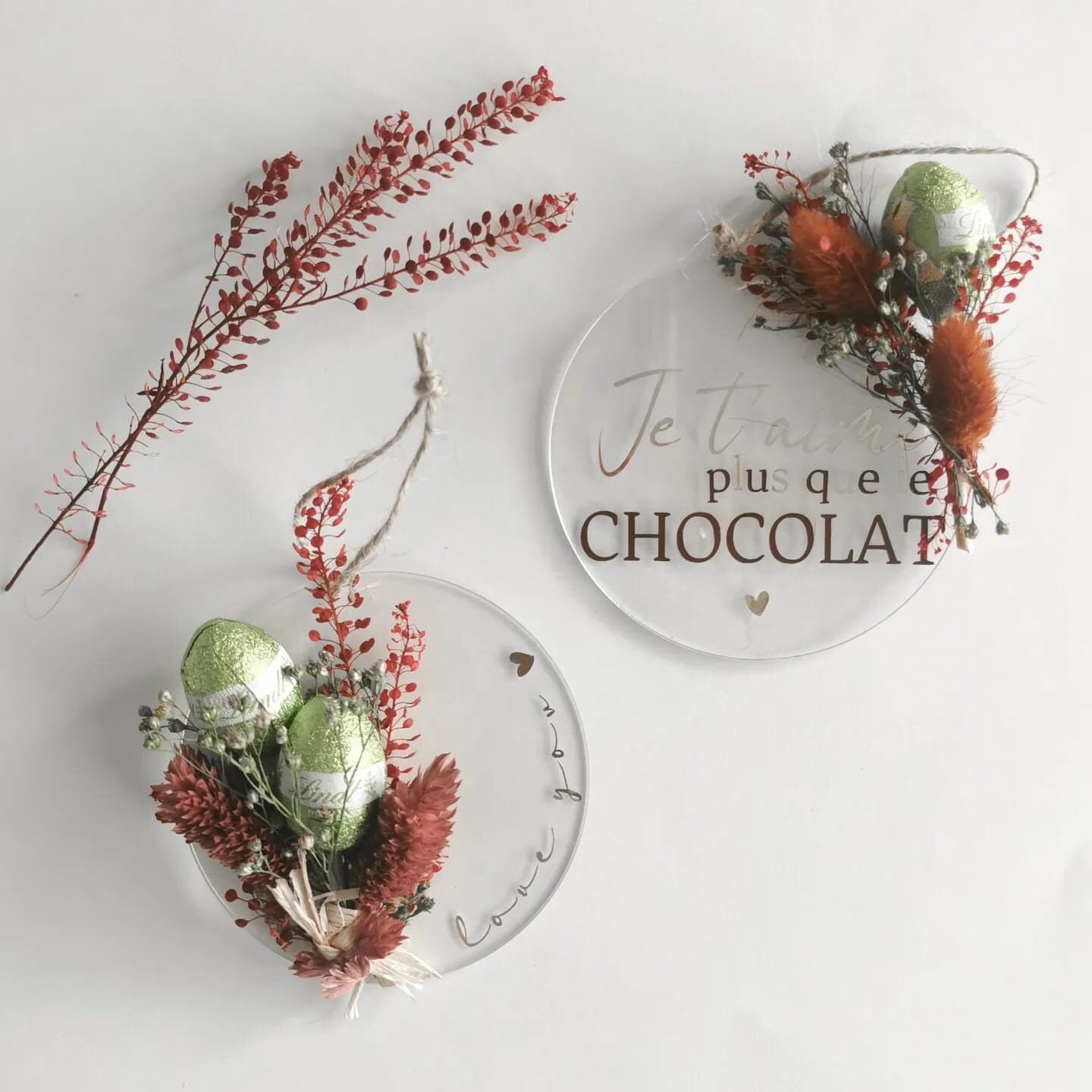 Pâques Disque Gourmand Plexiglass