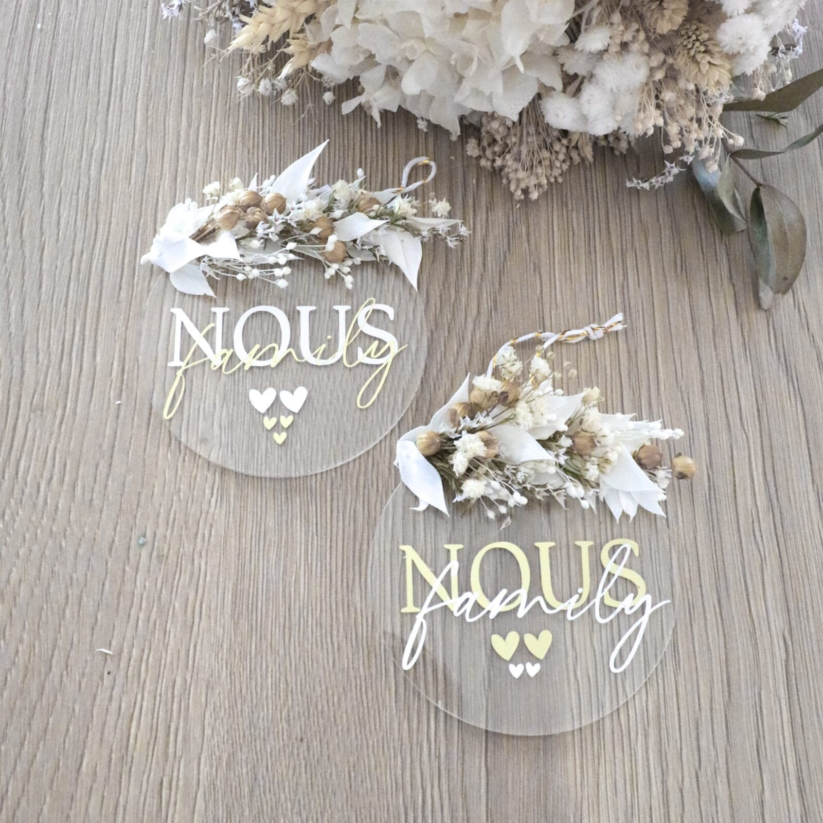 Texte Libre Bicolore Plexiglass