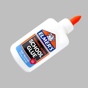 Elmer's Washable School Glue 4 oz – Non-Toxic, No-Run, Dries Clear – Ideal for Crafts, Slime, and Classroom Projects