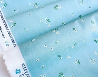 AGF Flutter in Mist Cotton Fabric, Floral Print