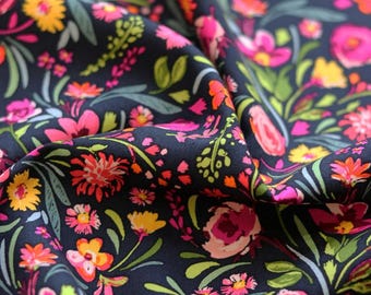 Graceful Blooms – Premium Quilting Cotton by the Yard | THE CUR8TOR - Bohemia Collection by AGF Studio | Art Gallery Fabrics
