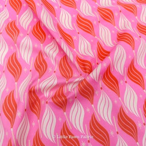 Ruby Star Society Trinketry Lit Flamingo Fabric | Melody Miller Match Flame Print | Quilting Cotton Half Yard or Yard
