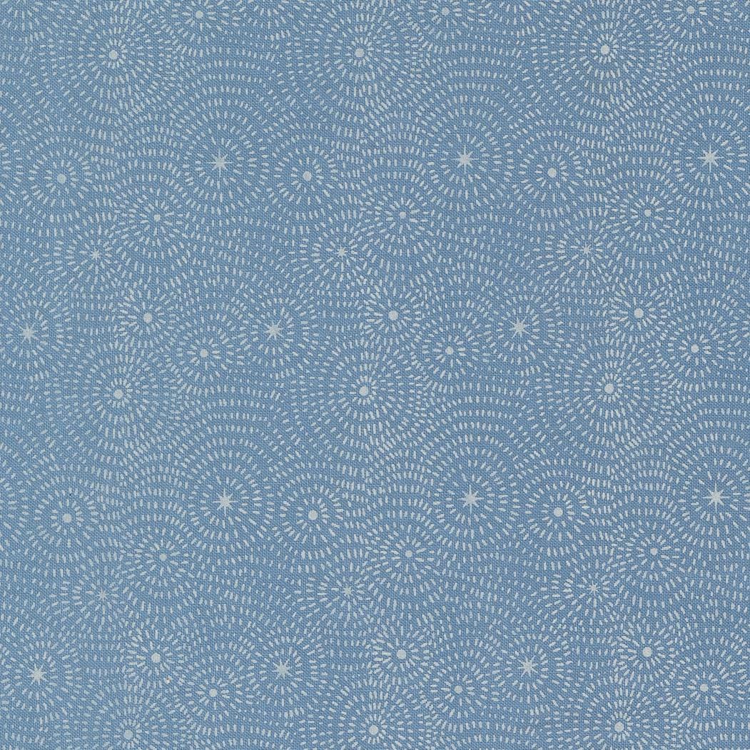 Starry Night Blenders Light Blue &ndash; Night Owl Collection by Gingiber for Moda Fabrics | 100% Co