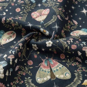 Moon Garden – Butterflies | Dear Stella | 100% Cotton Fabric | STELLA-D3344 | 44/45” Cotton | Yard, Half Yard, Quarter Yard
